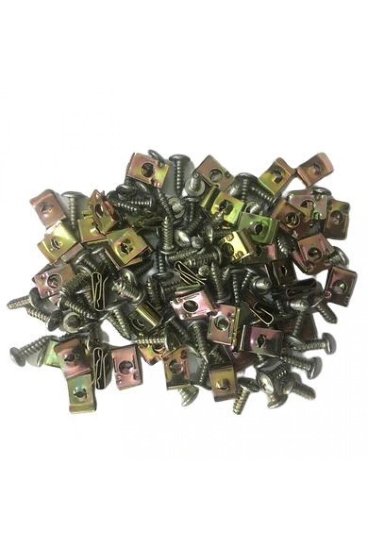 Motosiklet Kaporta Tamir Klips Saç Vida Takımı 72 Li Paket