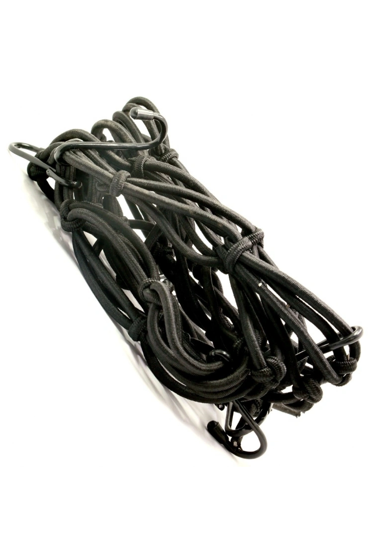 Motosiklet Kask Filesi Üniversal (Bagaj Filesi) Bagaj Lastiği Kırmızı