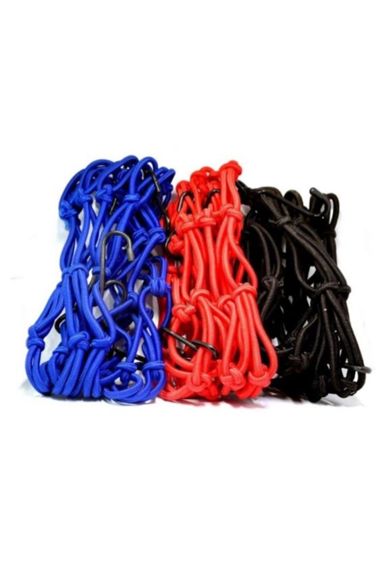 Motosiklet Kask Filesi Üniversal (Bagaj Filesi) Bagaj Lastiği Siyah