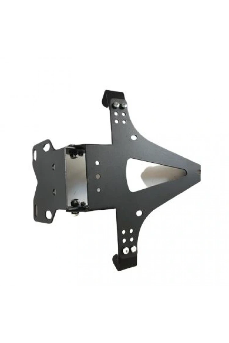 Motosiklet Katlanır Plakalık Sinyal Bağlantılı Siyah