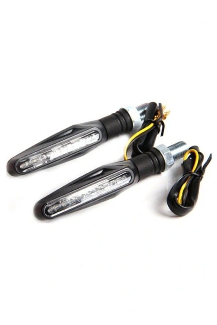 Motosiklet Kayar Led Sinyal Beyaz Angel