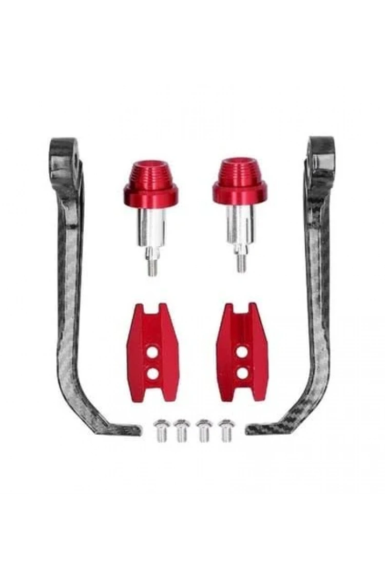 Motosiklet Manet Koruma Takımı Karbon Model Renk Nikel Üniversal