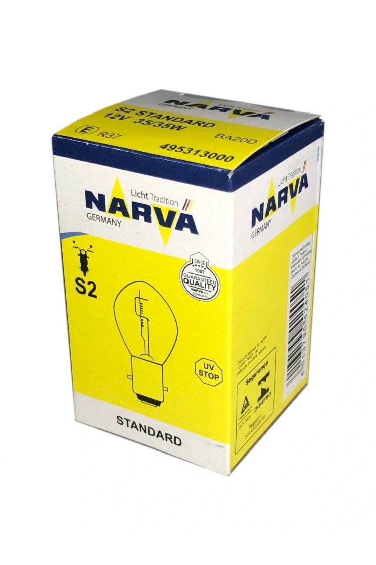 Motosiklet Narva S2 12V 35/35W Bosch Tipi Ampul