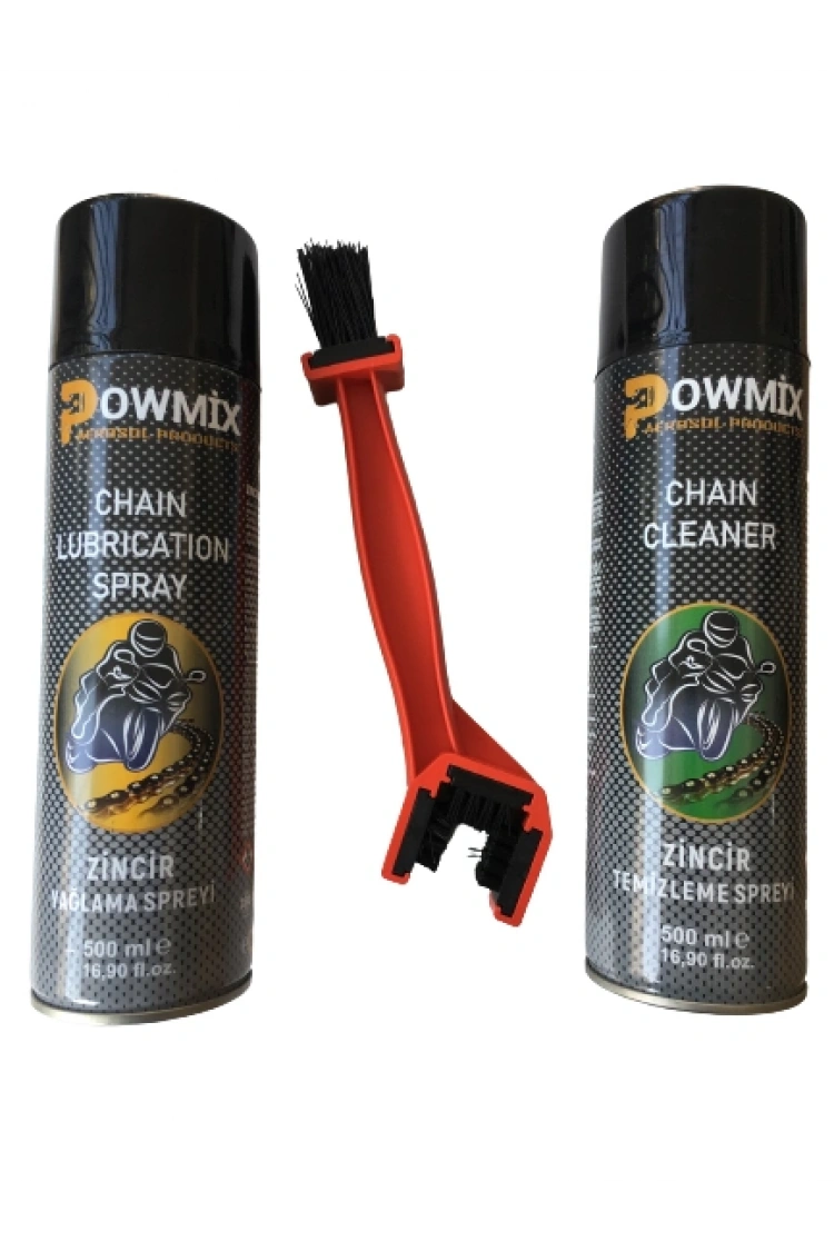 Motosiklet Powmix Zincir Bakım Seti