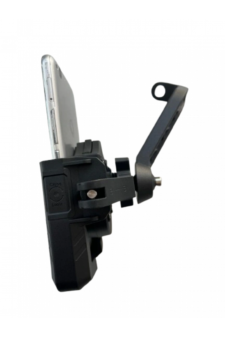 Motosiklet Scooter Atv Bisiklet Yandan Kilitlemeli Ayna Bağlantılı Telefon Tutucu A+++ Kaliteli