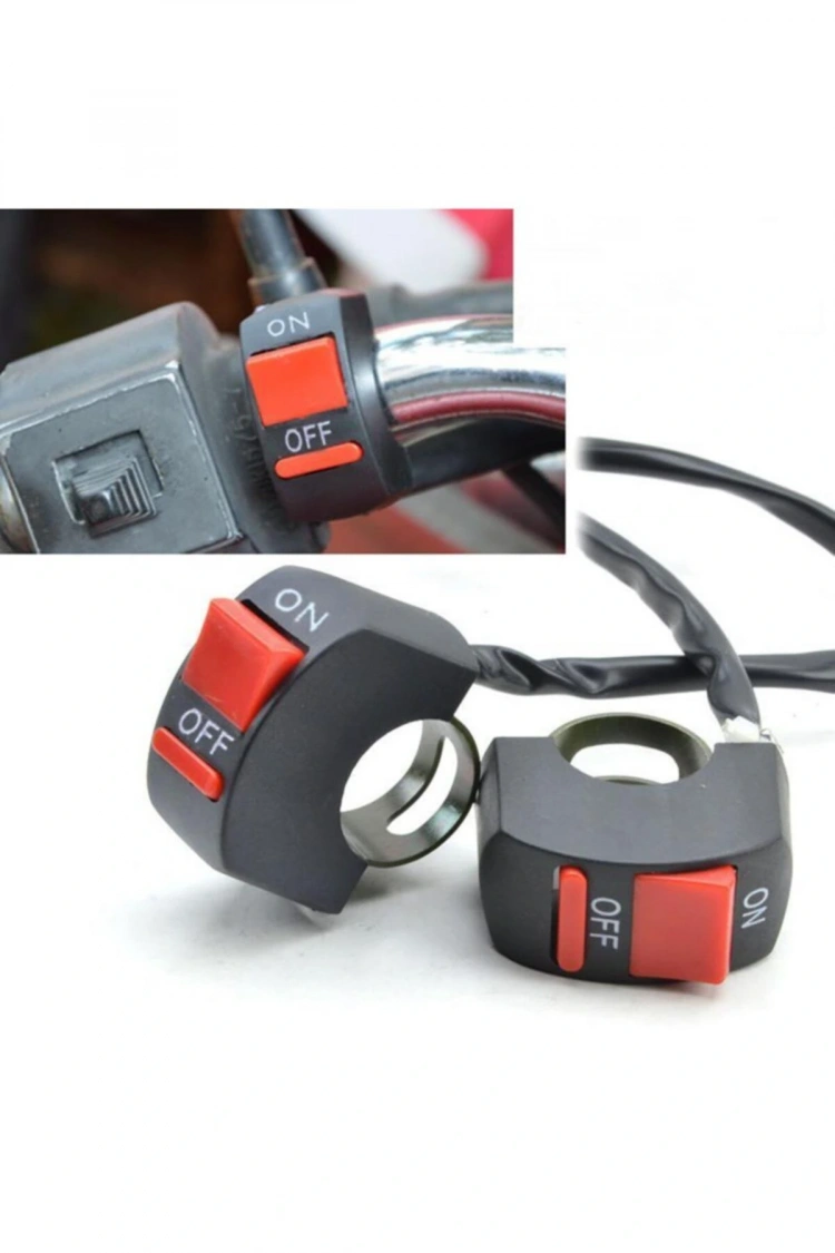 Motosiklet Sis Farı Aç Kapa Düğmesi / Butonu / Kırmızı