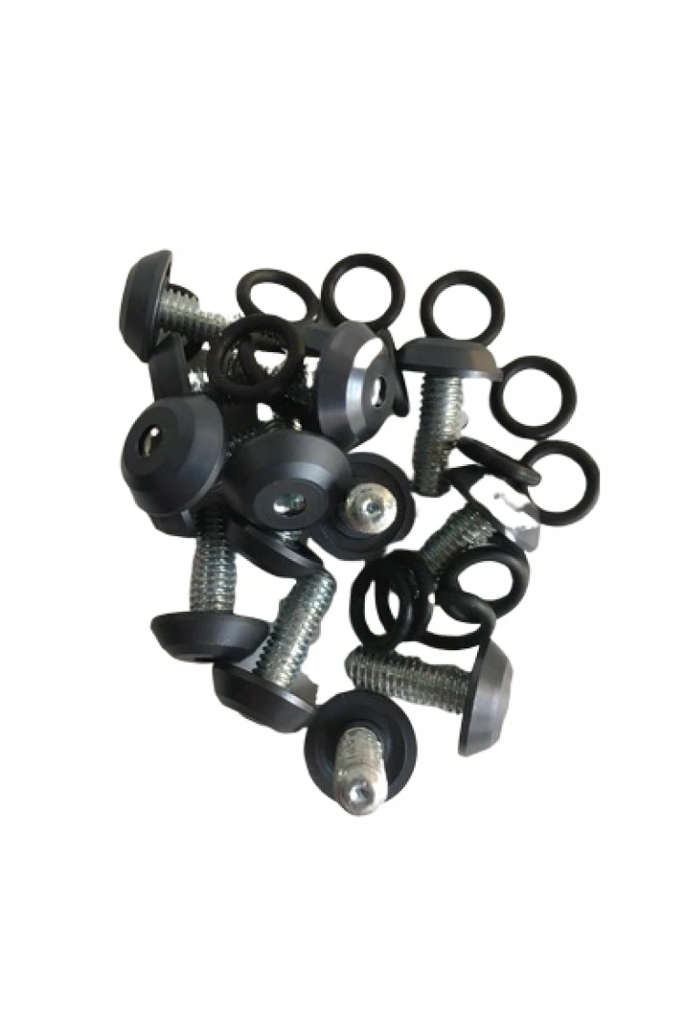 Motosiklet Siyah Kaporta Vidası Siperlik Vidası 5 mm 5 AD