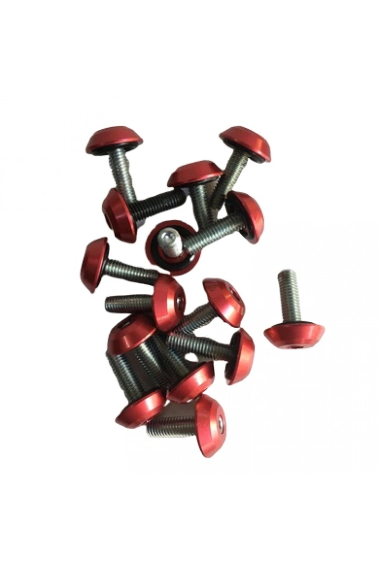 Motosiklet Siyah Kaporta Vidası Siperlik Vidası 5 mm 5 AD