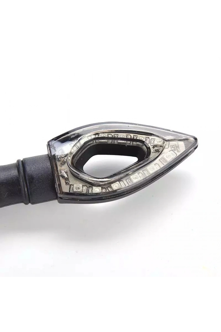 Motosiklet Üniversal Led Sinyal Takımı 2 Li Füme Camlı