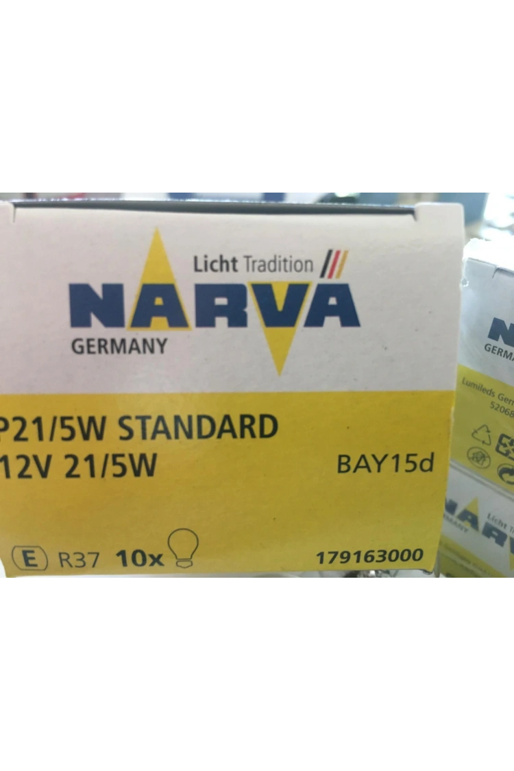 Narva 12V 21/5W Standart Stop Ampulu Şaşı Tırnak 2 Adet