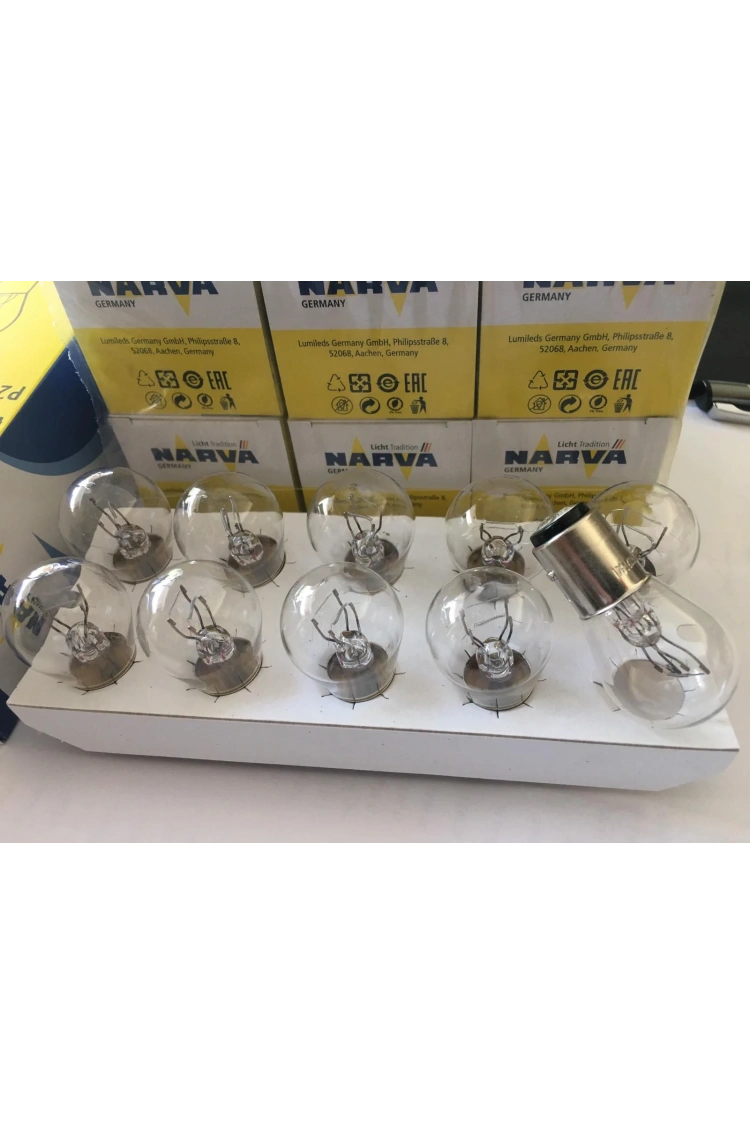 Narva 12V 21/5W Standart Stop Ampulu Şaşı Tırnak 2 Adet
