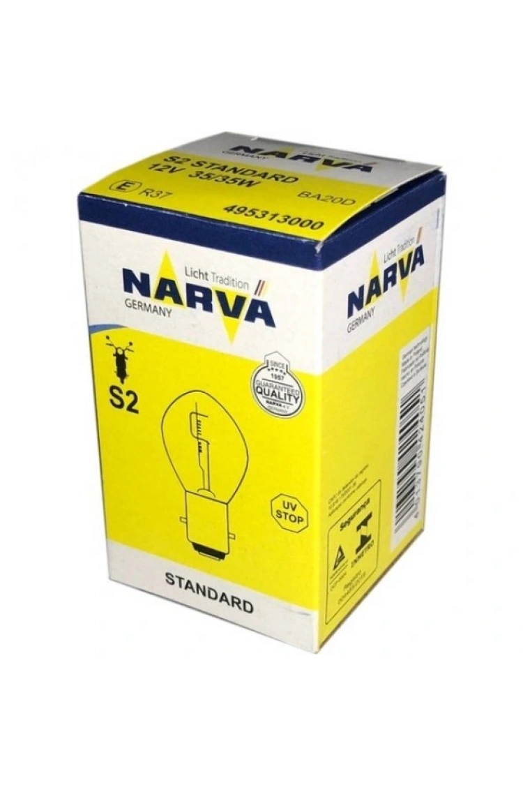 Motosiklet Narva S2 12V 35/35W Bosch Tipi Ampul