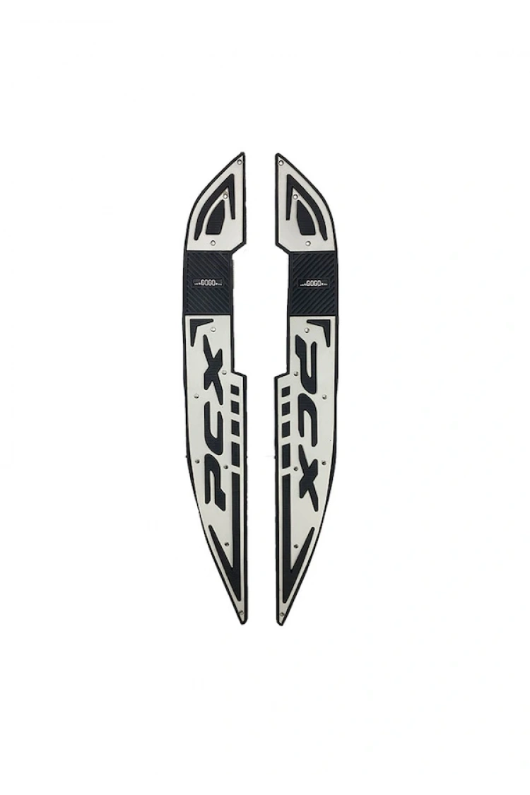 Pcx 2021-2024 Kauçuk + Beyaz Ayak Basamak