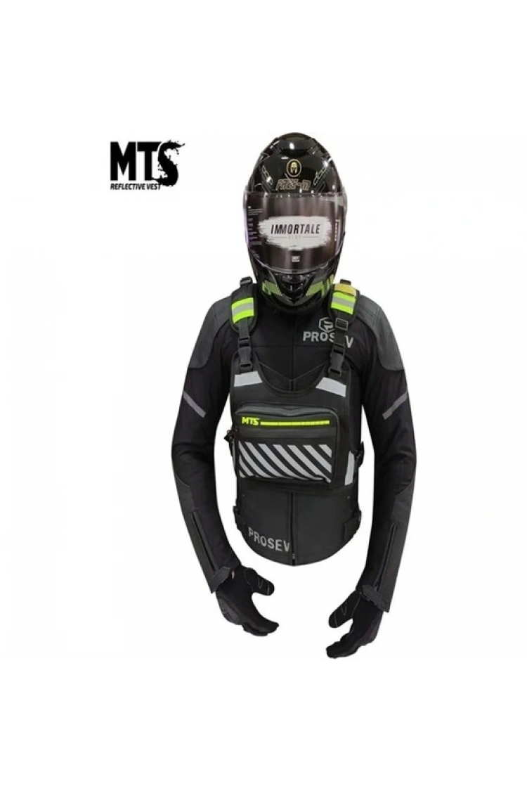 Reflektörlü Göğüs Çantası