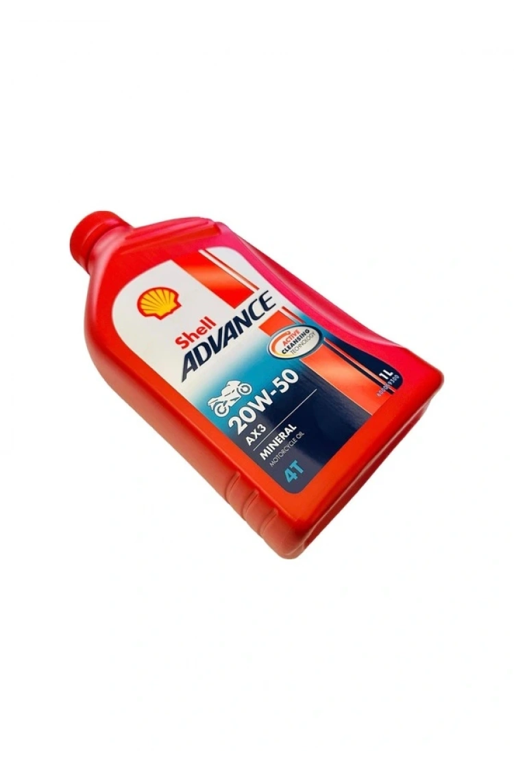 Shell Yağ 20/50 Advance 4t Ax3 Mineral 1 L Motosiklet Yağı