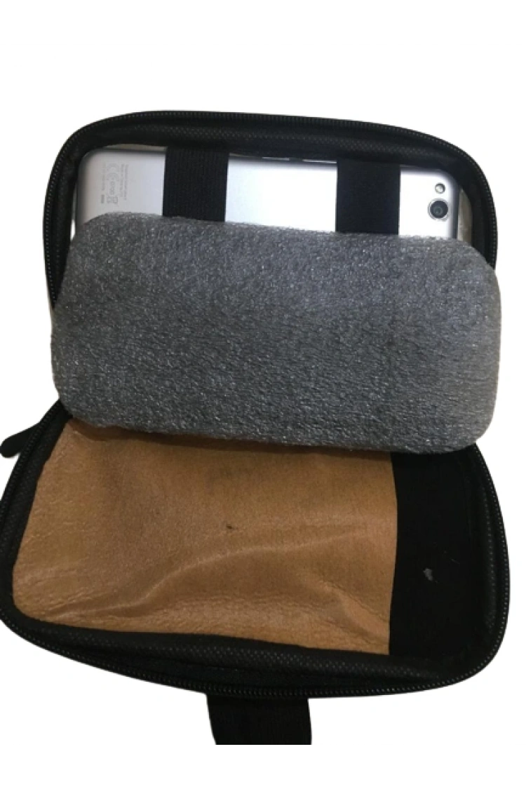 Siyah Su Geçirmez Kol Bağlantılı Lastikli Ayarlı Telefon Tutucu