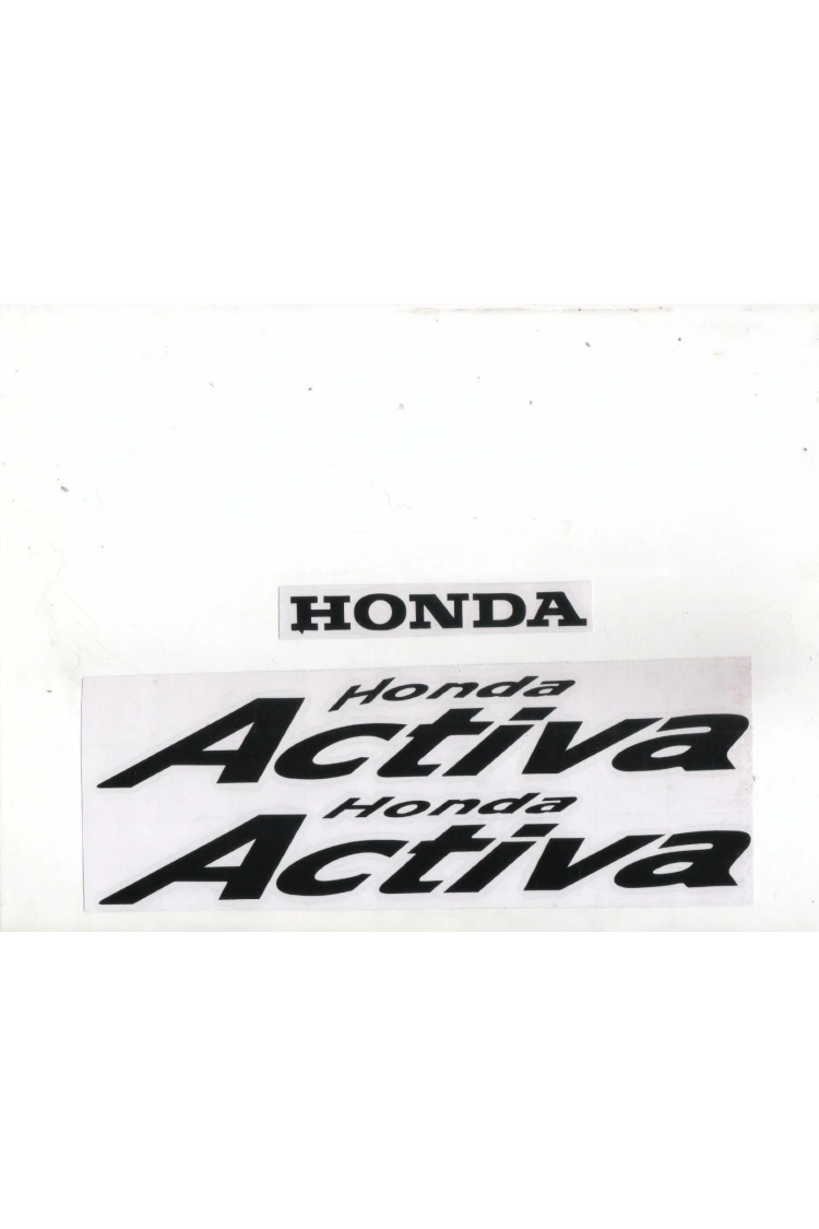 Honda Sticker Seti Siyah Activa 100 Yazısı