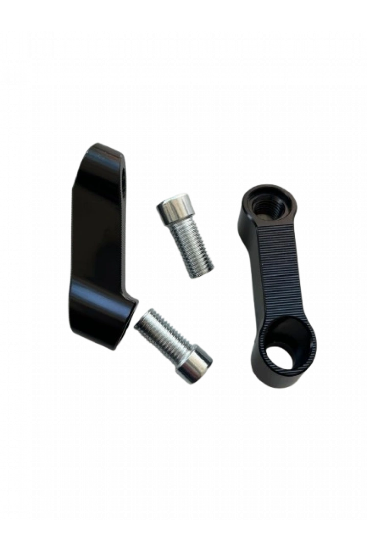 Üniversal Ayna Uzatma Genişletme Aparatı Siyah 10mm Düz Diş Pcx