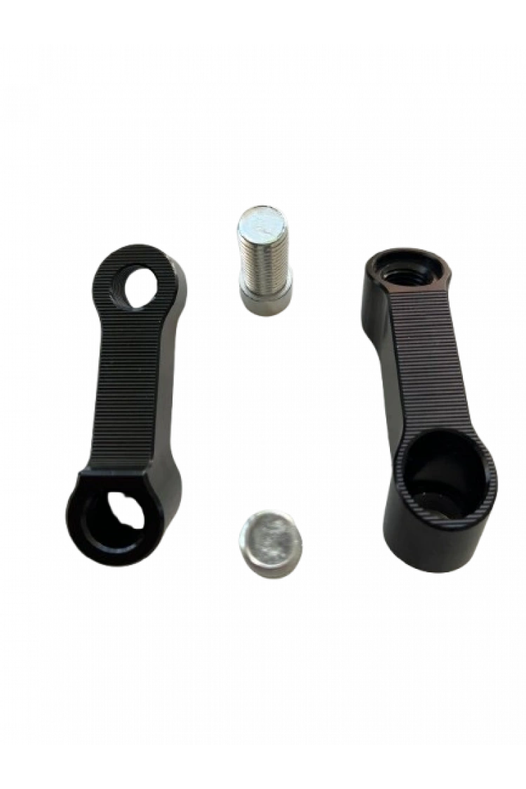 Üniversal Ayna Uzatma Genişletme Aparatı Siyah 10mm Düz Diş Pcx