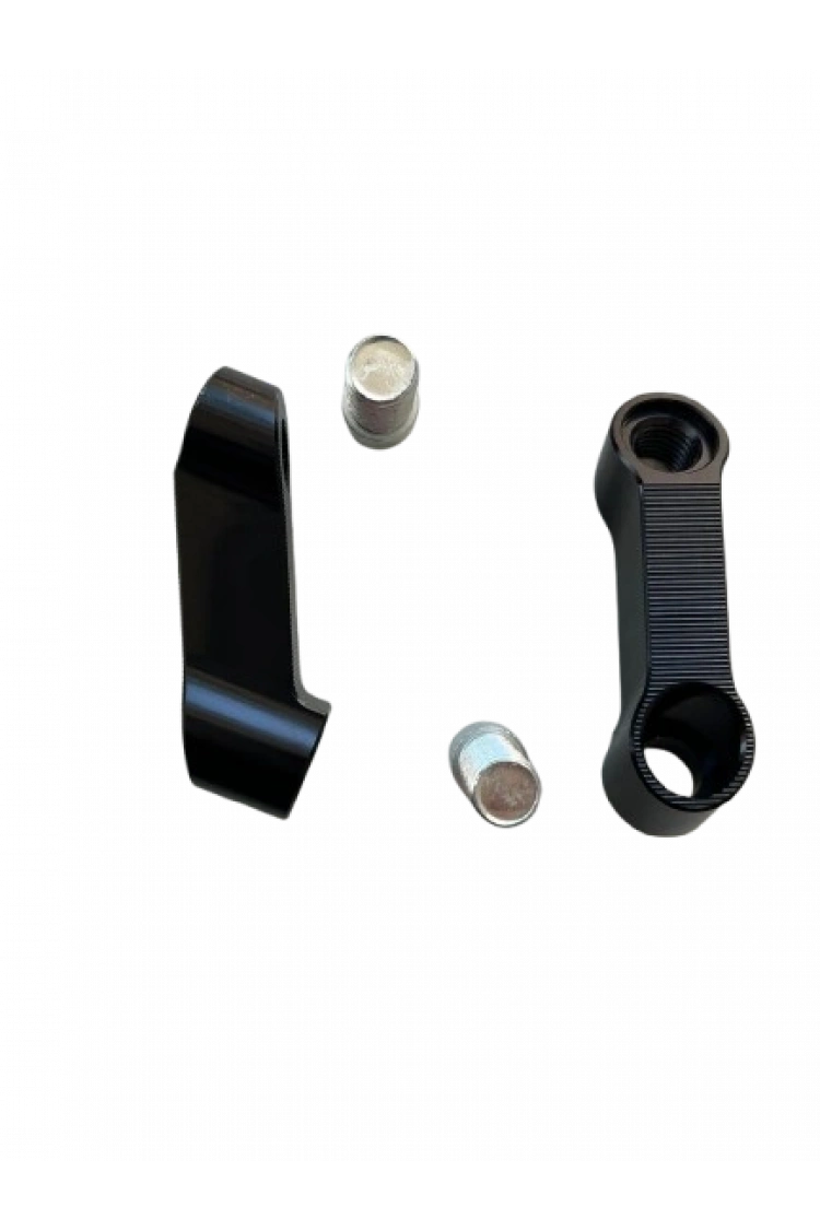 Üniversal Ayna Uzatma Genişletme Aparatı Siyah 10mm Düz Diş Pcx