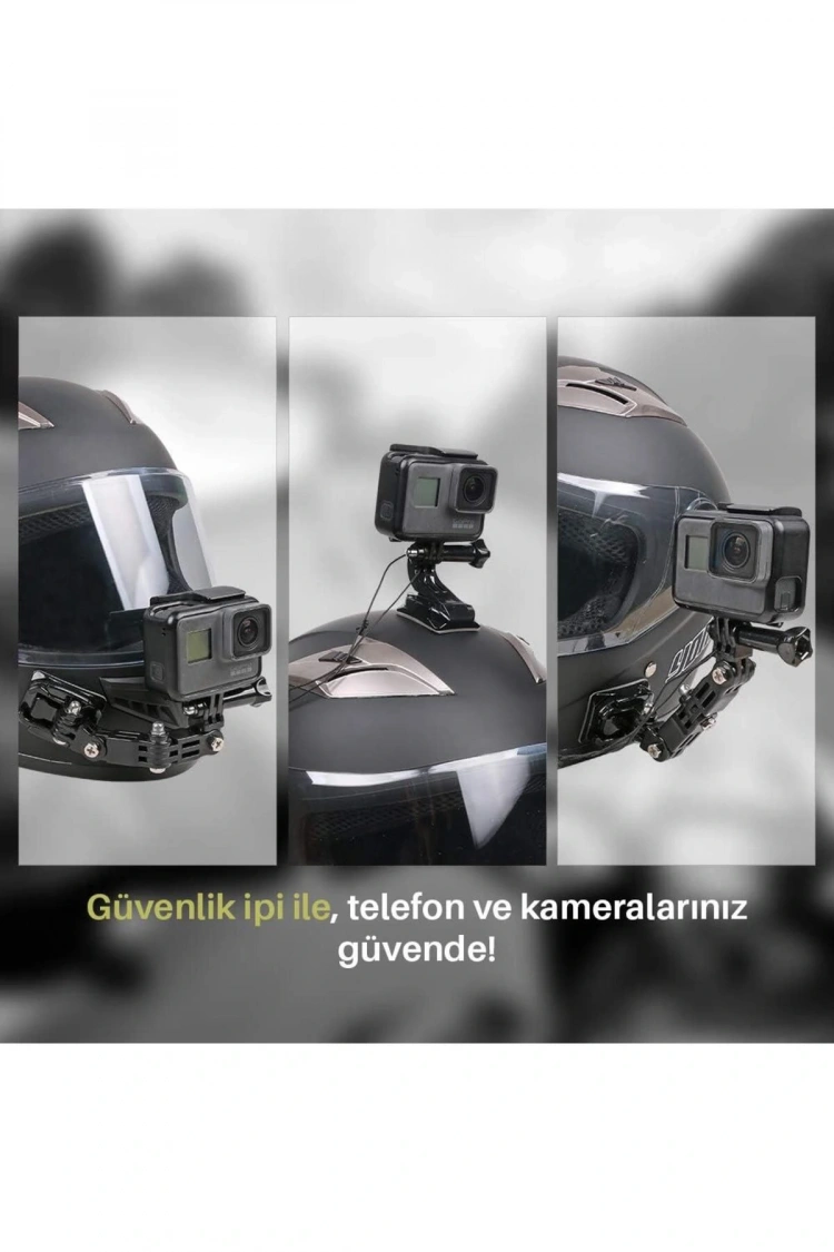 Xt91 Kask Telefon Ve Aksiyon Kamera Tutucu