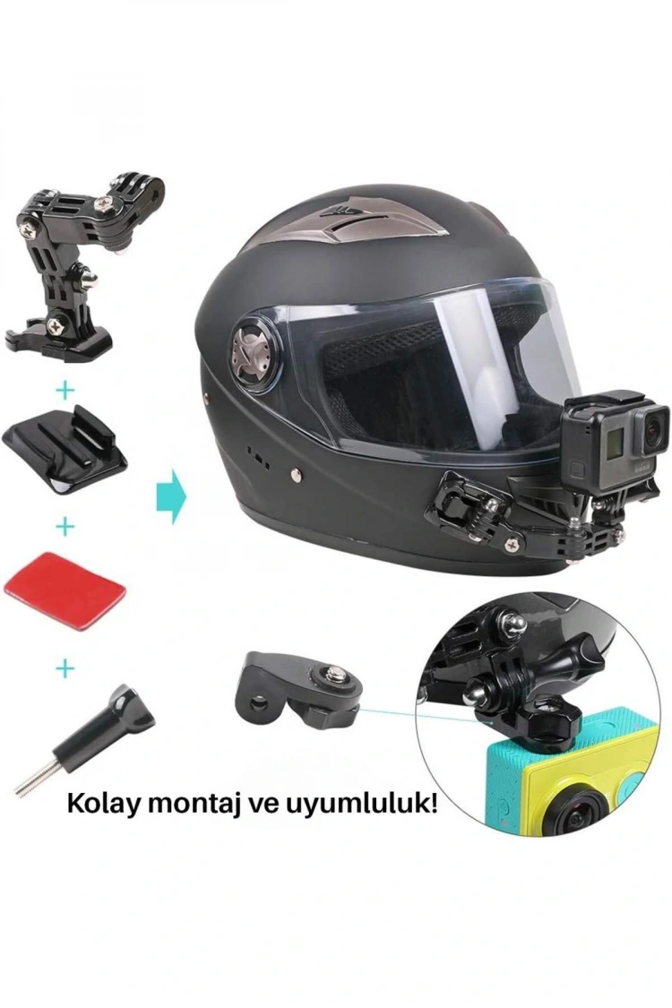 Xt91 Kask Telefon Ve Aksiyon Kamera Tutucu