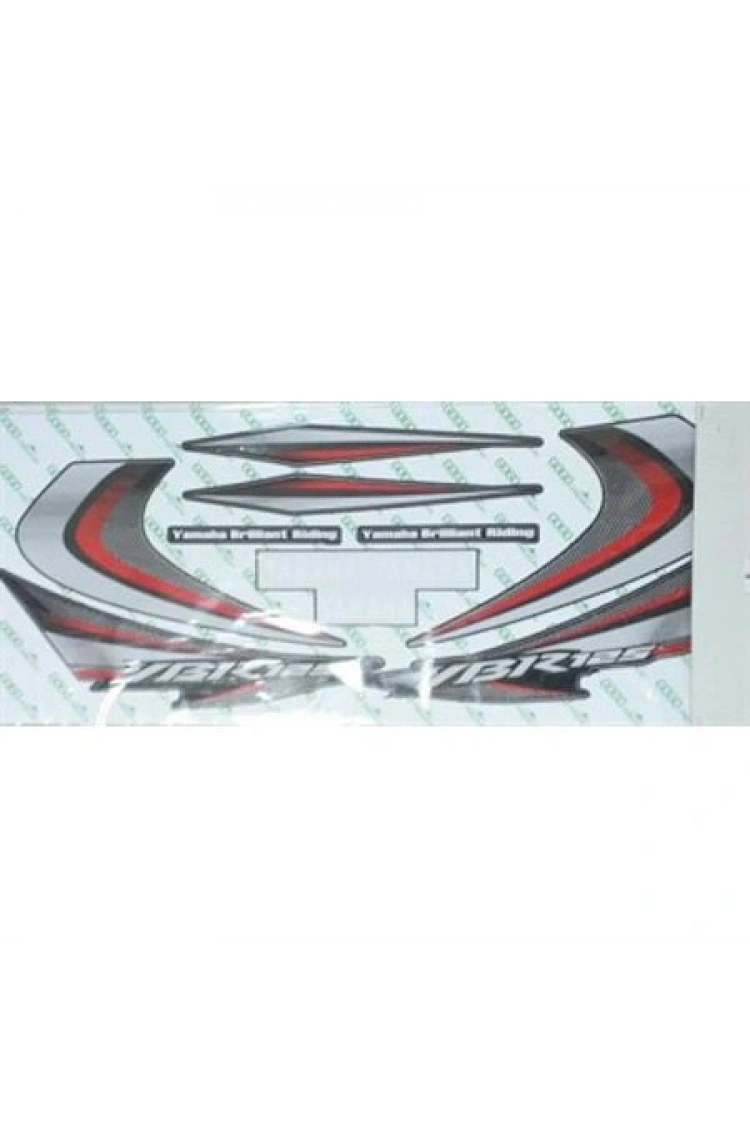 Yamaha Ybr 125 Etiket Takımı Kırmızı 2004-2008