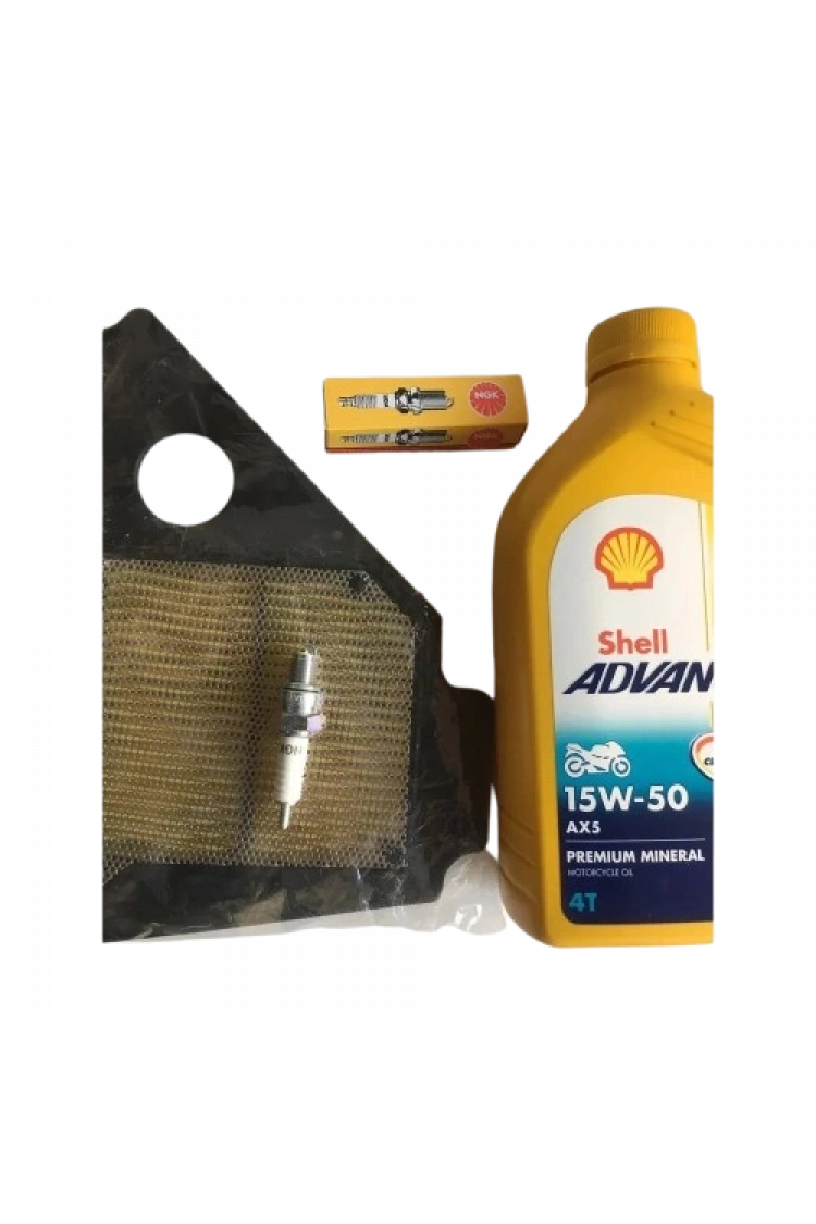 YBR 125 Periyodik Bakım Seti Yağ+Filtre+Ngk Buji