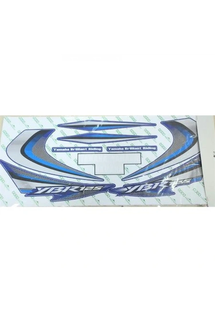 Yamah Ybr125 Sticker Seti 2004 Mavi