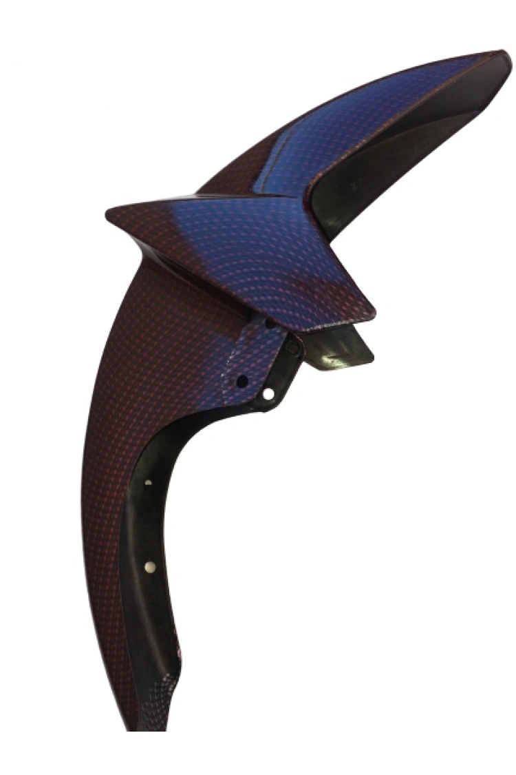 Ybr K Ön Çamurluk Karbon Kaplama Bordo