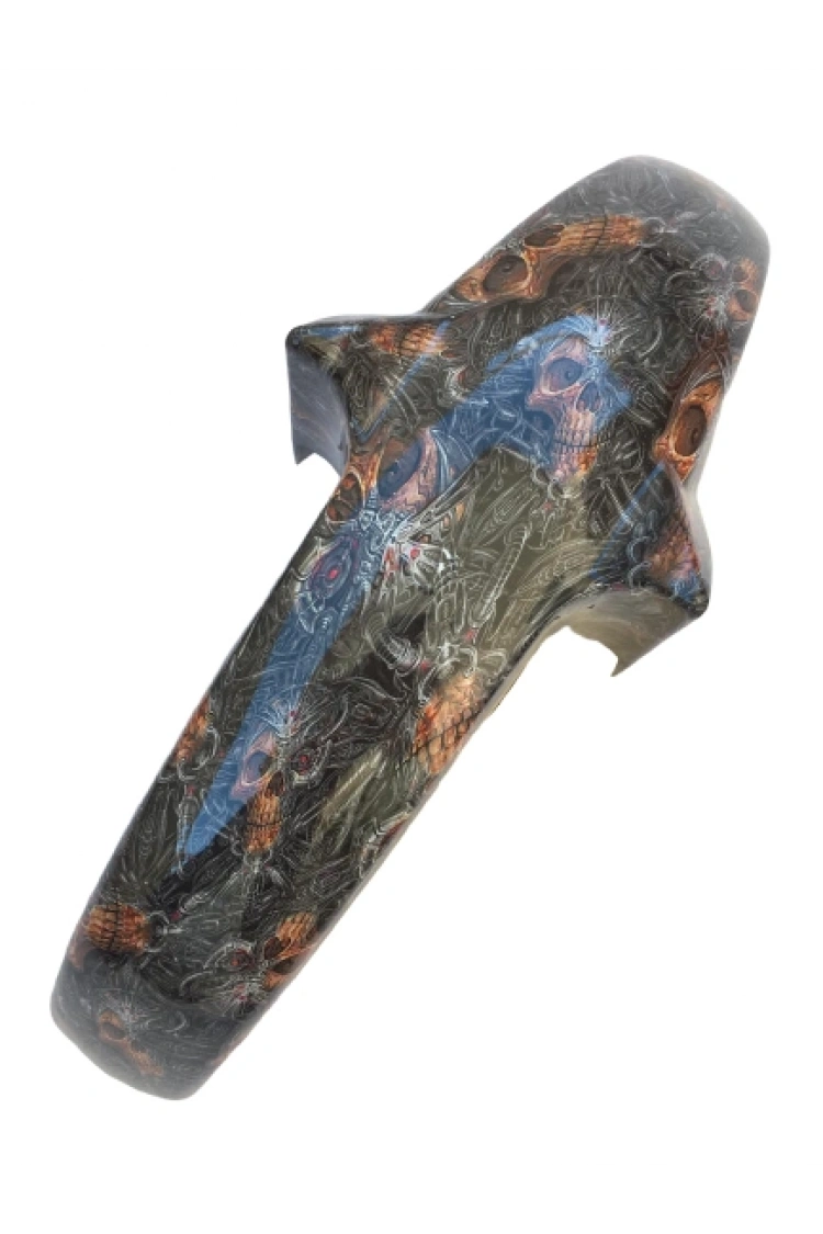 Ybr K Ön Çamurluk Karbon Kaplama Ebrili Kurukafa