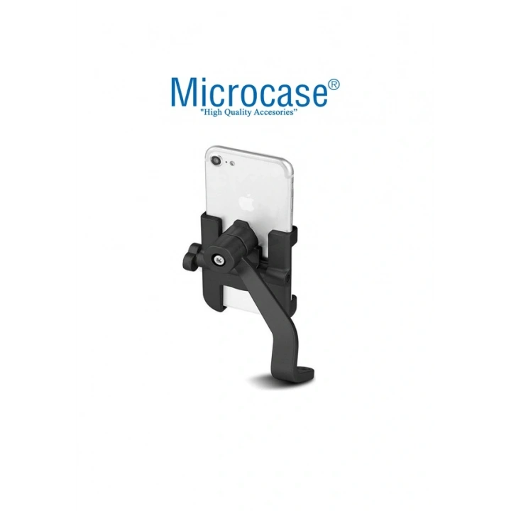 360 Bisiklet Motosiklet Ayna Bağlantılı Telefon Tutucu Aliminyum