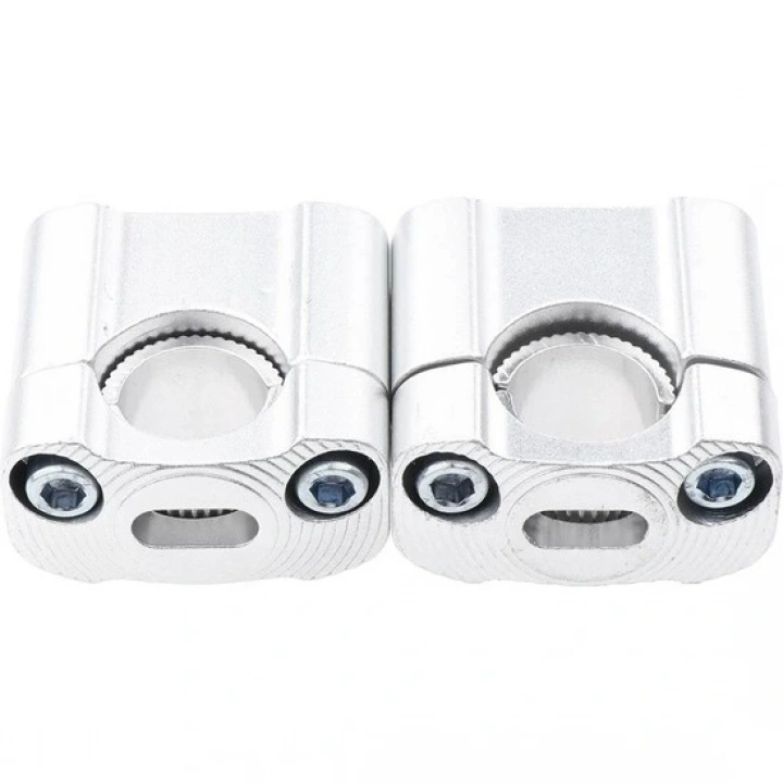 430 2 Parça Motosiklet Gidon Yükselticil 22 mm. 28 mm Nikel Takım