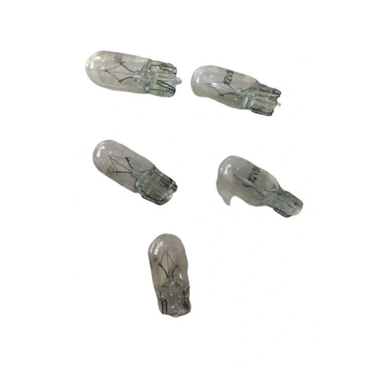 5 Adet 12v 5w Dipsiz Gösterge Ampulu