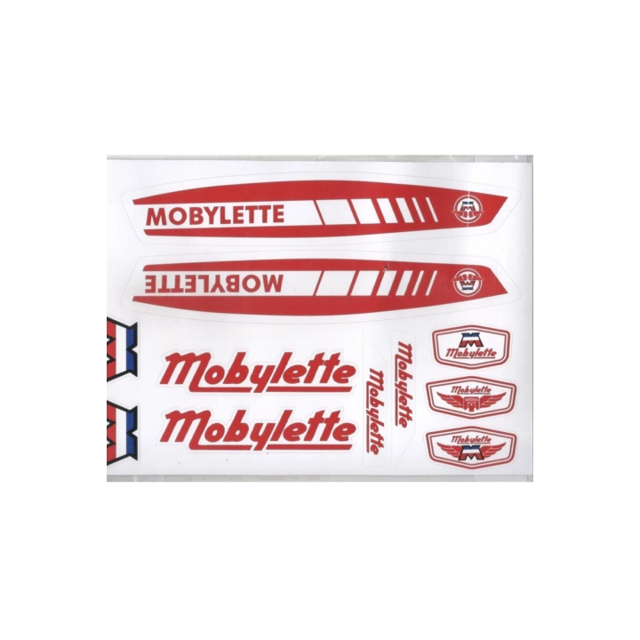 A4 Çıkartma Mobilet Kırmızı Üniversal Etiket Seti