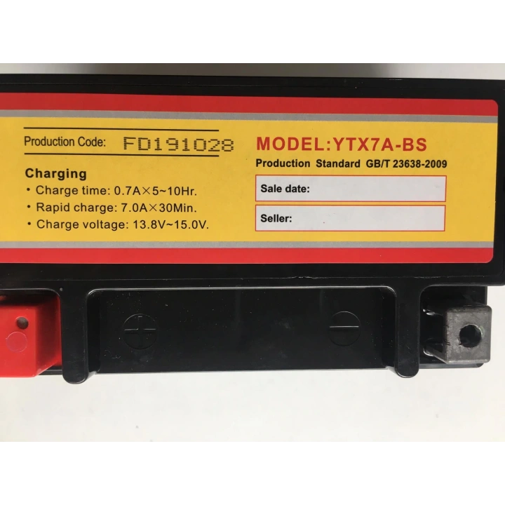 Akü Ytx7a-bs (mf) 12v 7ah Sct Ve Motosikletler İle Uyumlu