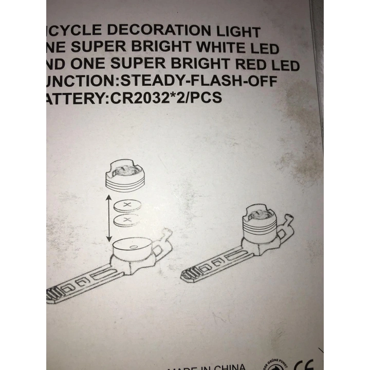 ALİMİNYUM LED BİSİKLET LAMBASI SU GEÇİRMEZ ARKA ÖN TAKIM 3006