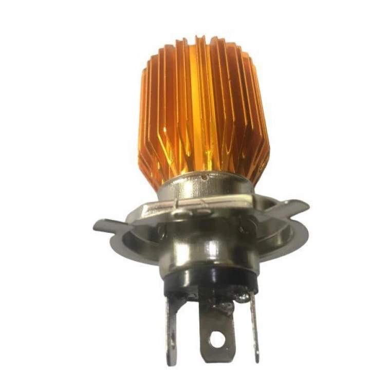 Ampul H-4 12V 35/35 Led Çift Duy Kesik Aliminyum Zenon Far Ampulu