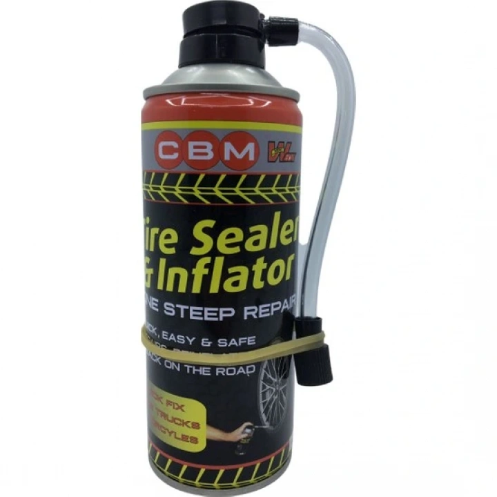 Araç Oto Motosiklet far Lastik Onarıcı Tamir Edici Şişirici Sprey Lastik Tamir Kiti 400ML