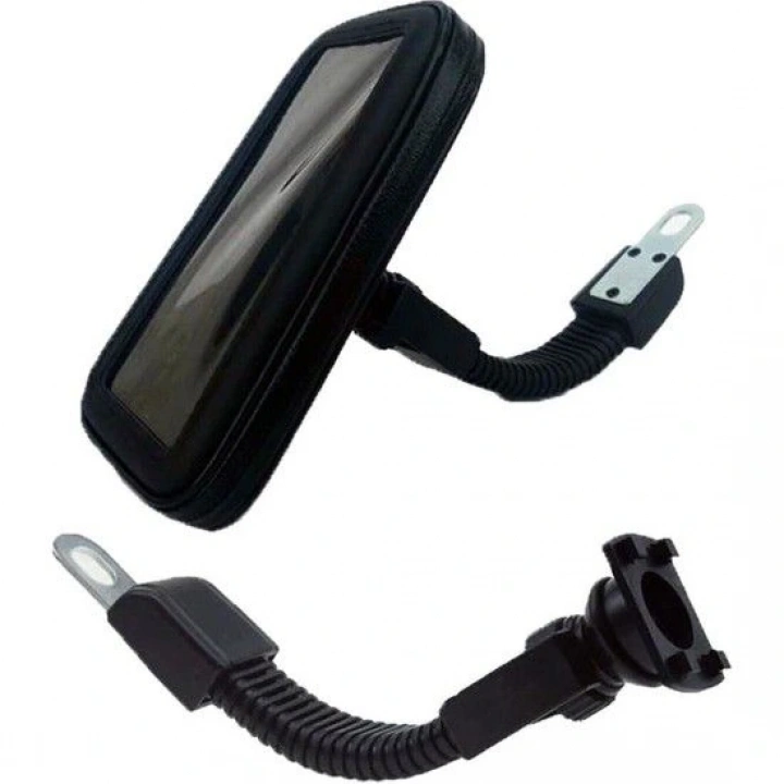 Bisiklet Motosiklet Scooter Atv Telefon Tutucu Fermuarlı Ayna