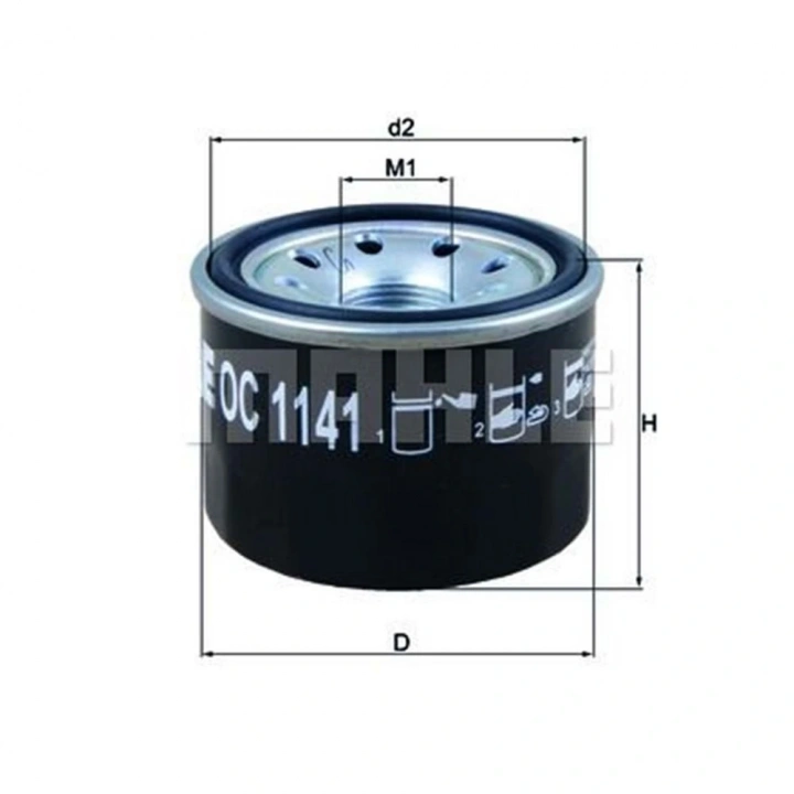 Bmw G 310 R - Mahle 0C1141 Yağ Filtresi