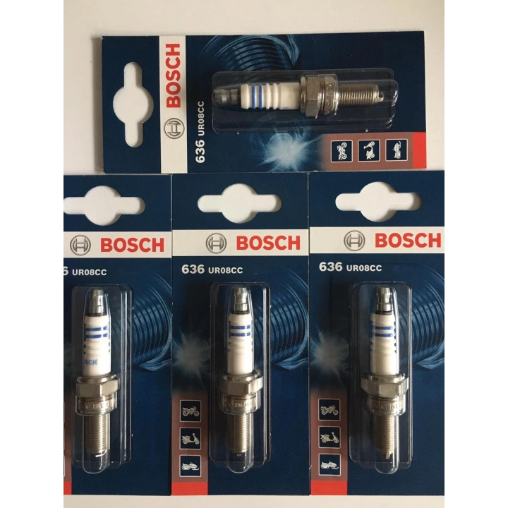 Bosch UR8CC Buji NMax PCX125/150 CBF150- SPACY-ALPHA- PULSAR 200 WEGO ACTIVA-S TRANSALP 750 RKS SPONTINI 110(NGK CPR8EA-9)