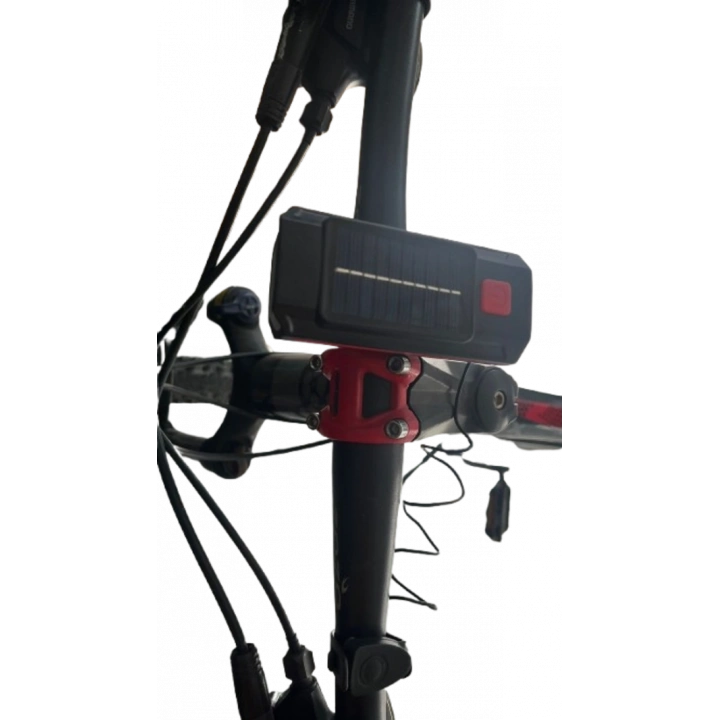 Carub Güneş Enerjili Kornalı Bisiklet Feneri ? LED Işıldak