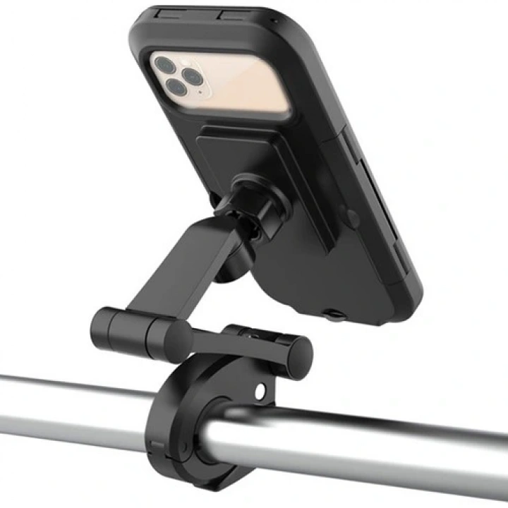 Carub Portatif Universal Motosiklet Bisiklet Su Geçirmez Telefon Tutucu