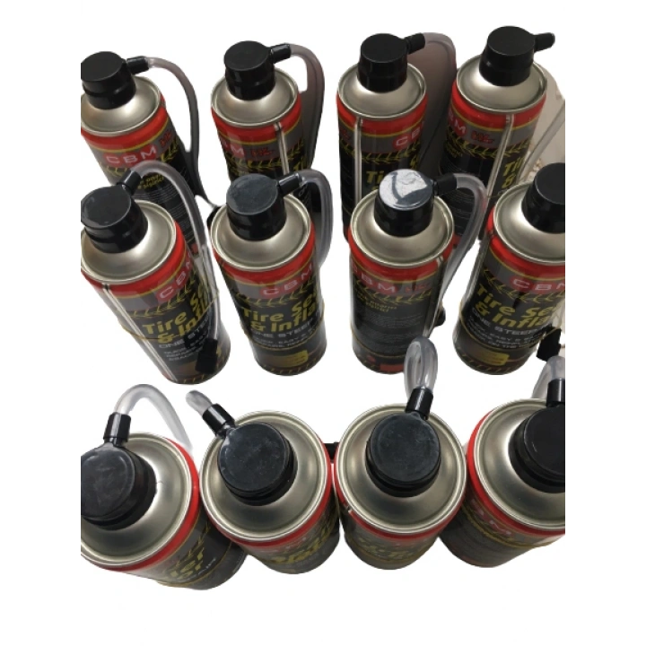 Cbm Araç Oto Motosiklet Lastik Onarıcı Tamir Edici Şişirici Sprey Lastik Tamir Kiti 400ML 12Lİ
