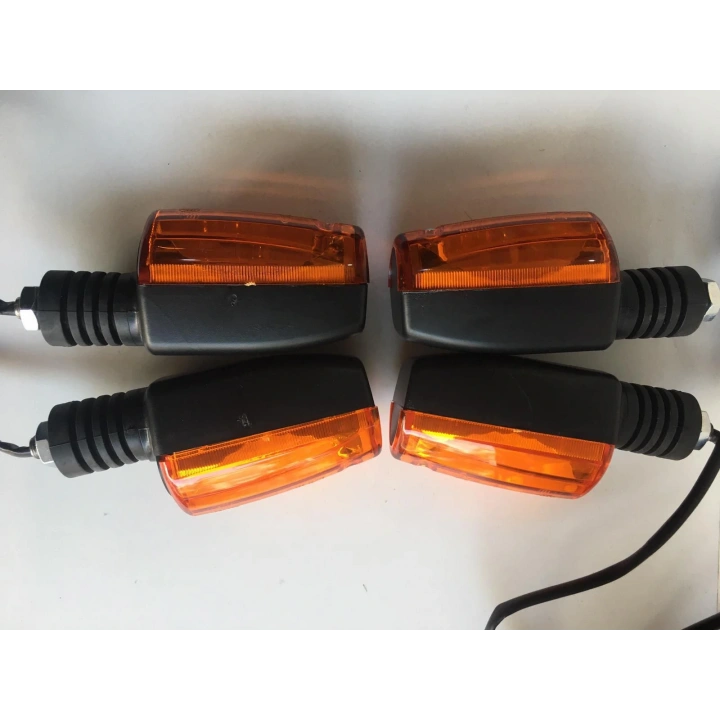 Cg/Ybr 4Lü Sinyal Lambası Ampullu Set Sarı Camlı