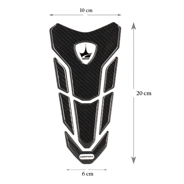 Ducati İle Uyumlu Grippach Kaydırmaz 6D Karbon Tank Pad (STİCKER DEĞİLDİR) GC12