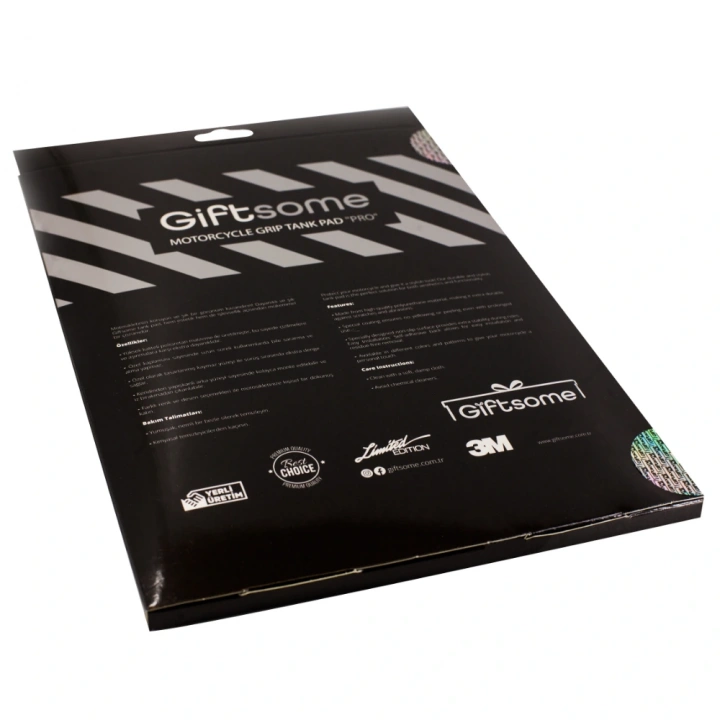 Ducati İle Uyumlu Grippach Kaydırmaz 6D Karbon Tank Pad (STİCKER DEĞİLDİR) GC12