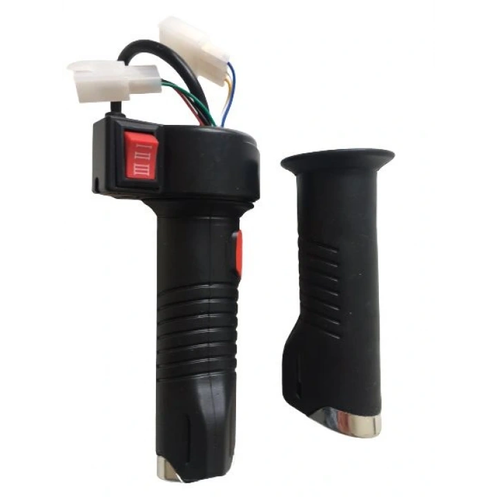 E-Bike 3 Vites Gaz Kolu 016 Kirmizi Düğmeli Mekanik 497086872