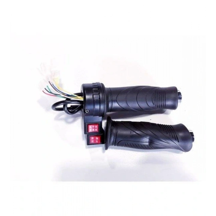 E Bike Geri Vitesli Gaz Kolu 8 Kablolu 3 Soketli